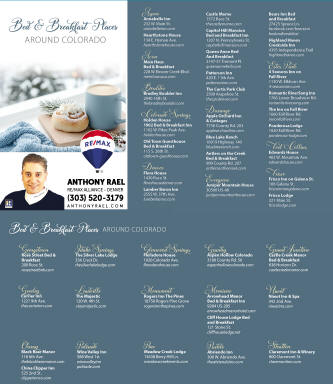 Things to Do in Colorado - Bed and Breakfast Places in Colorado - B&B Colorado