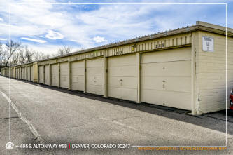 695 S. Alton Way #5B - Detached 1-Car Garage - Windsor Gardens in Denver